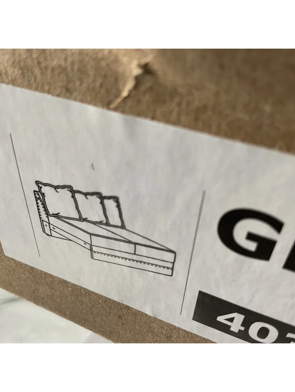 IKEA GRÖNLID Sofa Cover Gray 403.968.05 (see Part Number And Pics)